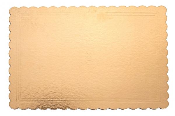 Tortový podnos zlatý G2400 - 36x46 cm