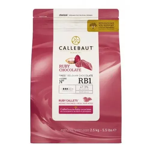 Čokoláda Callebaut Ruby - 2,5 kg