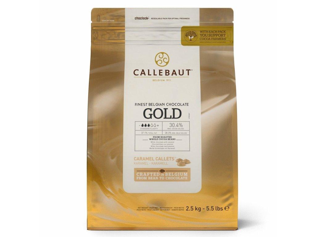 Čokoláda Callebaut Gold, 2,5 kg