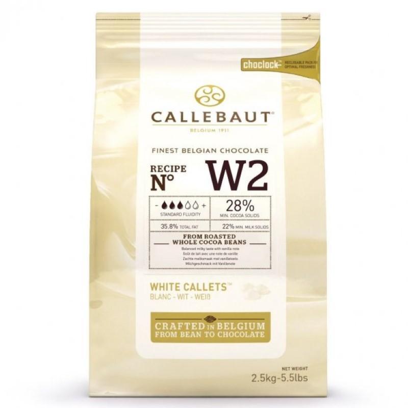 Čokoláda Callebaut  biela 28% - 2,5 kg