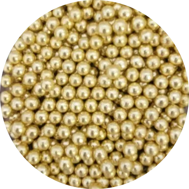 Perličky zlaté 4,5mm/50g