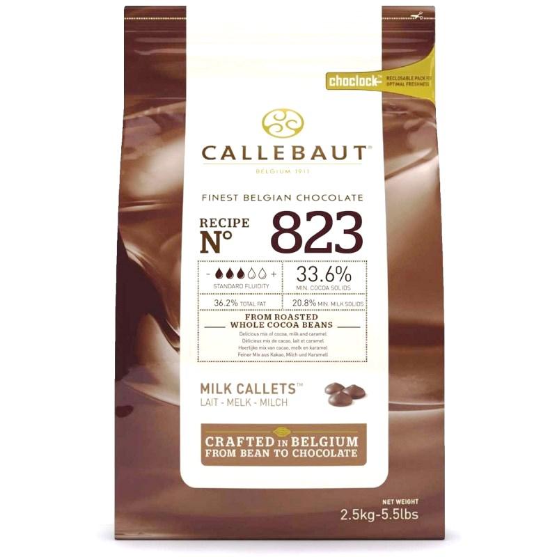 Čokoláda Callebaut mliečna 33,6% - 2,5 kg