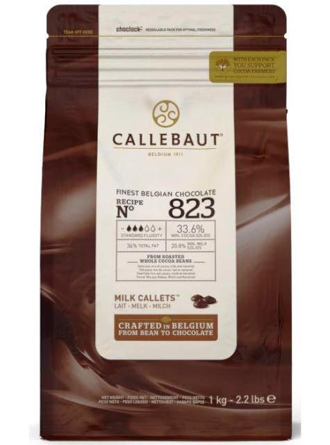 Čokoláda Callebaut mliečna 33,6% - 1kg