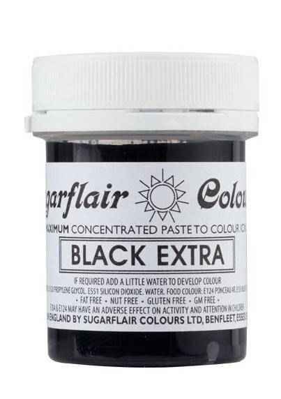 Extra gelová farba - Black (čierna) 42g
