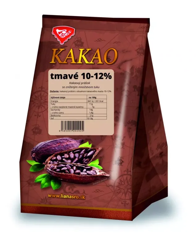 Kakao Liana tmavé 10-12 % - 1kg