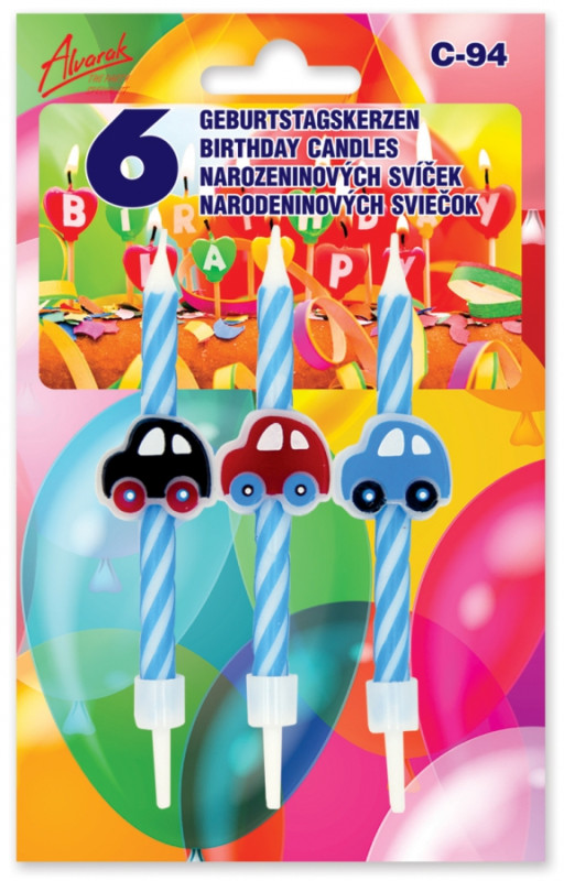 Sviečky Auto 6ks