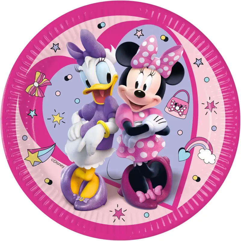 Papierové taniere 23 cm (8ks)- Minnie