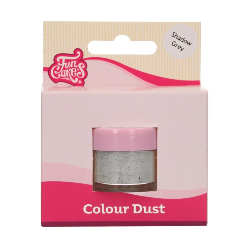 Fun Cakes prachová farba shadow grey