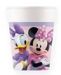 Pohár papierový 200 ml (8ks)-Minnie