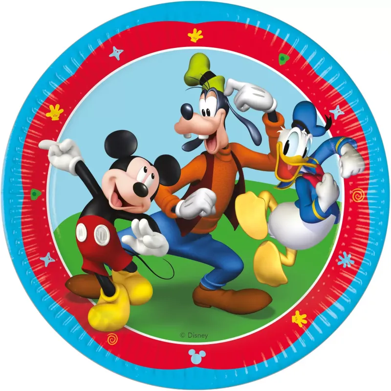 Papierové taniere 23 cm (8ks)- Mickey