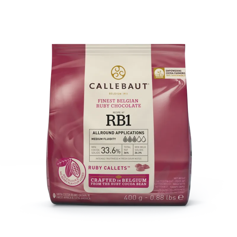Čokoláda Callebaut Ruby - 400g