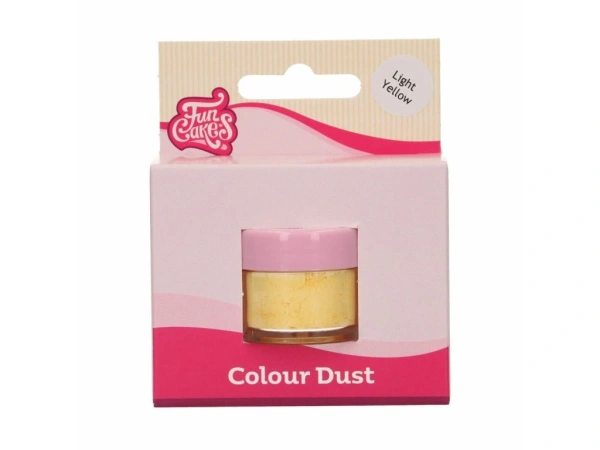 Fun Cakes prachová farba light yellow