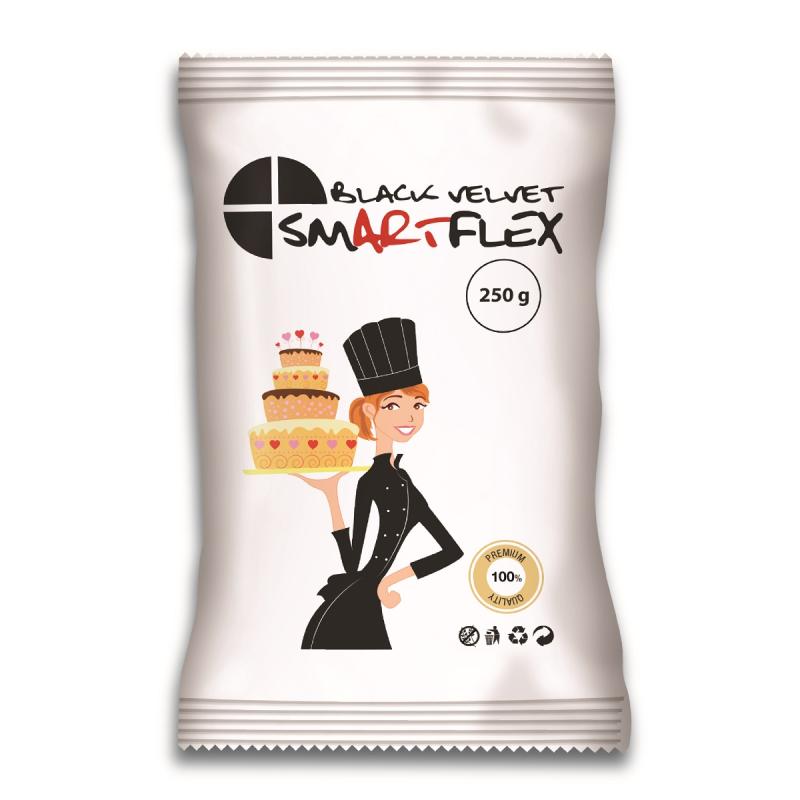 Smartflex Velvet čierna vanilková príchuť, 250 g