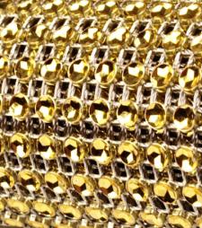 Diamantový pás zlatý 3 cm/4,5 m