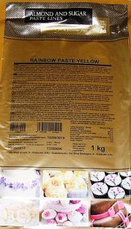 Rainbow Paste hmota 1 kg - žltá